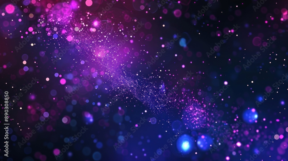 Abstract Cosmic Background with Purple and Blue Lights Abstract Cosmic Background with Purple and Blue Lights