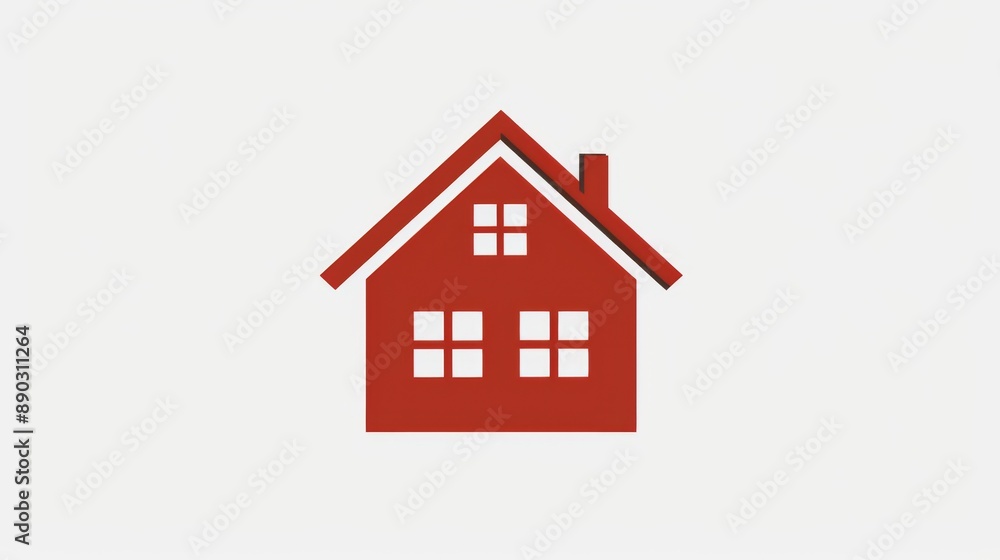Red House Icon Red House Icon
