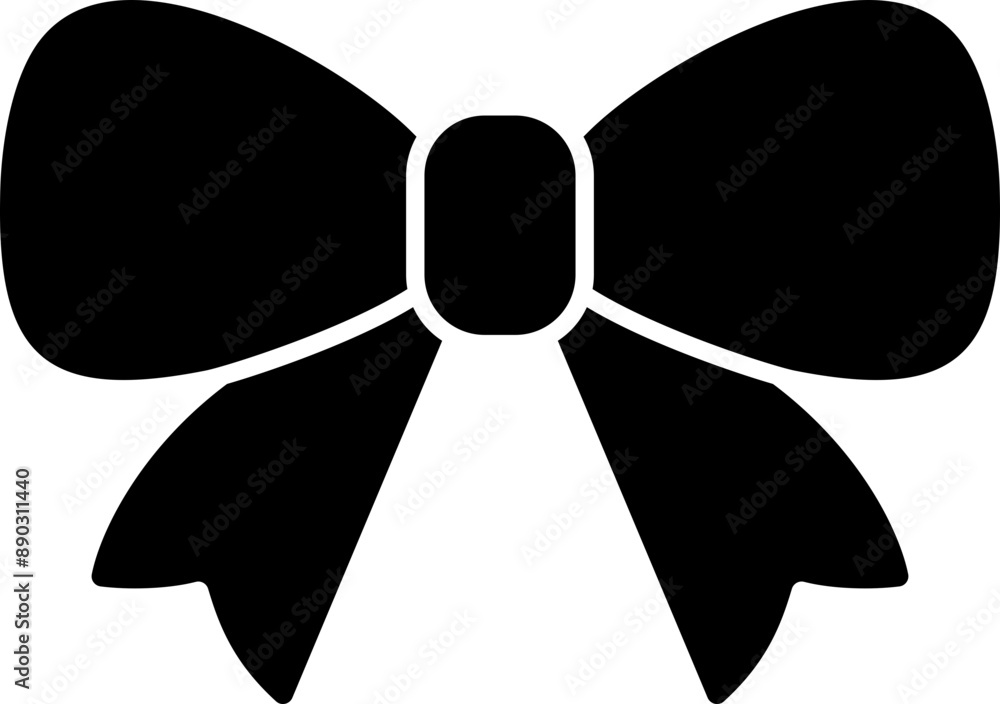 Bow SVG, Black Vector Ribbon Bow Bow SVG, Black Vector Ribbon Bow
