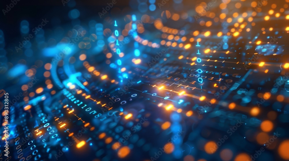 Abstract Futuristic Technology Background Abstract Futuristic Technology Background