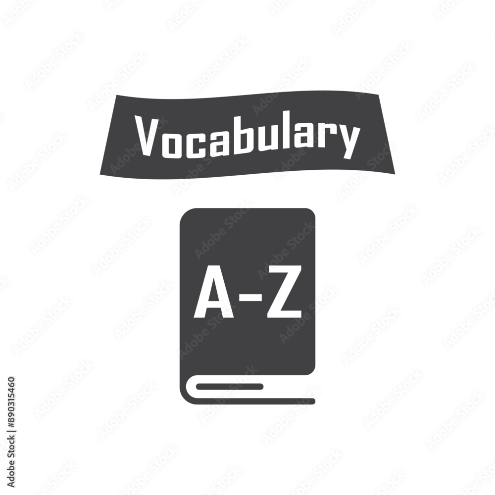 Glossary book icon in flat style. Guidebook encyclopedia vector illustration on isolated background. A-Z notebook sign business concept. Glossary book icon in flat style. Guidebook encyclopedia vector illustration on isolated background. A-Z notebook sign business concept.