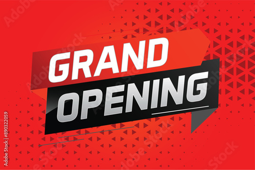 coming soon grand opening word concept vector illustration with megaphone and 3d, web, mobile app, poster, banner, flyer, background, gift card, coupon, label, wallpaper

