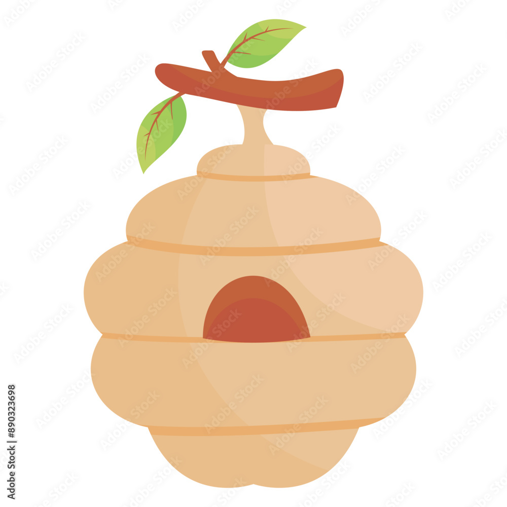 organic honey products from beehives illustration organic honey products from beehives illustration