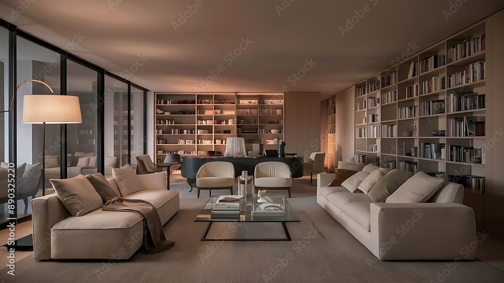 Modern interior design of living room Modern interior design of living room