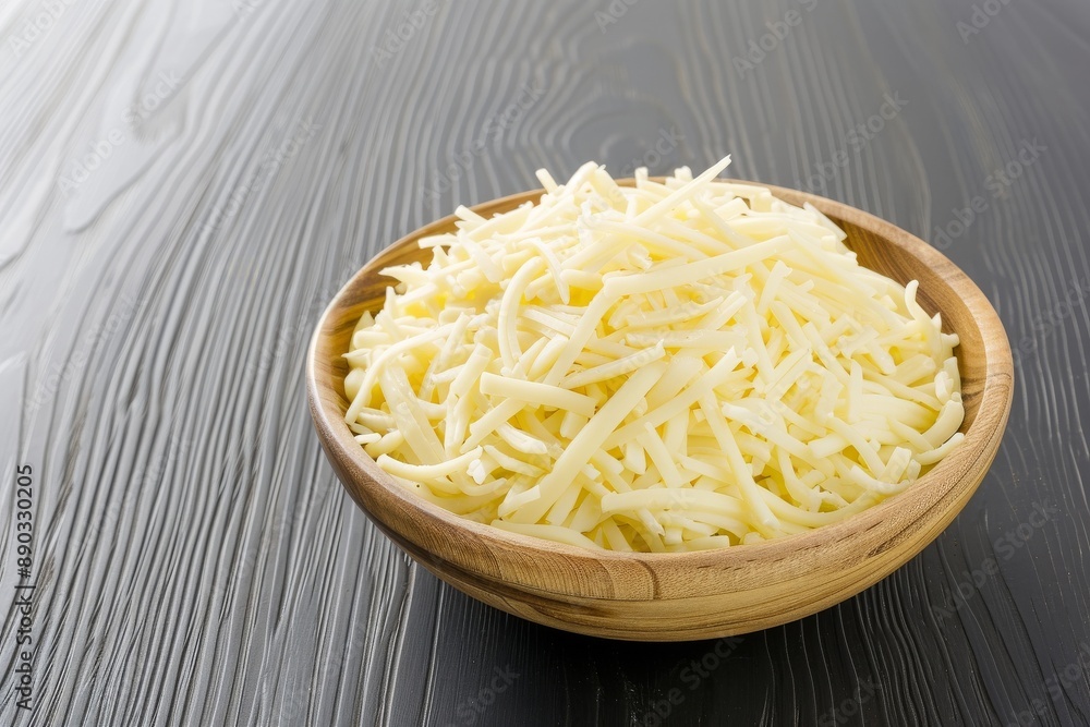 Slices of semi-hard spanish manchego sheep cheese sprinkled with chopped herbs and crutones at white plate. Beautiful simple AI generated image in 4K, unique. Slices of semi-hard spanish manchego sheep cheese sprinkled with chopped herbs and crutones at white plate. Beautiful simple AI generated image in 4K, unique.