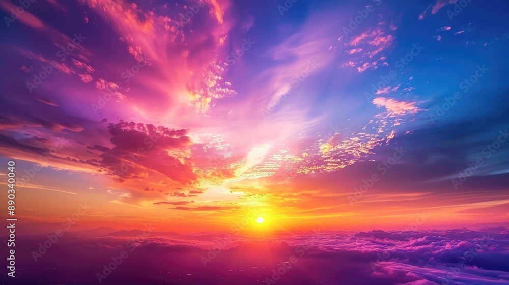 Vibrant Sky During Sunrise and Sunset Vibrant Sky During Sunrise and Sunset