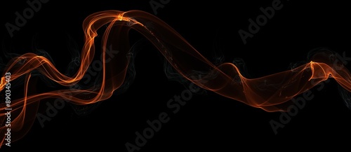 Photos Abstract fire, flames on black background