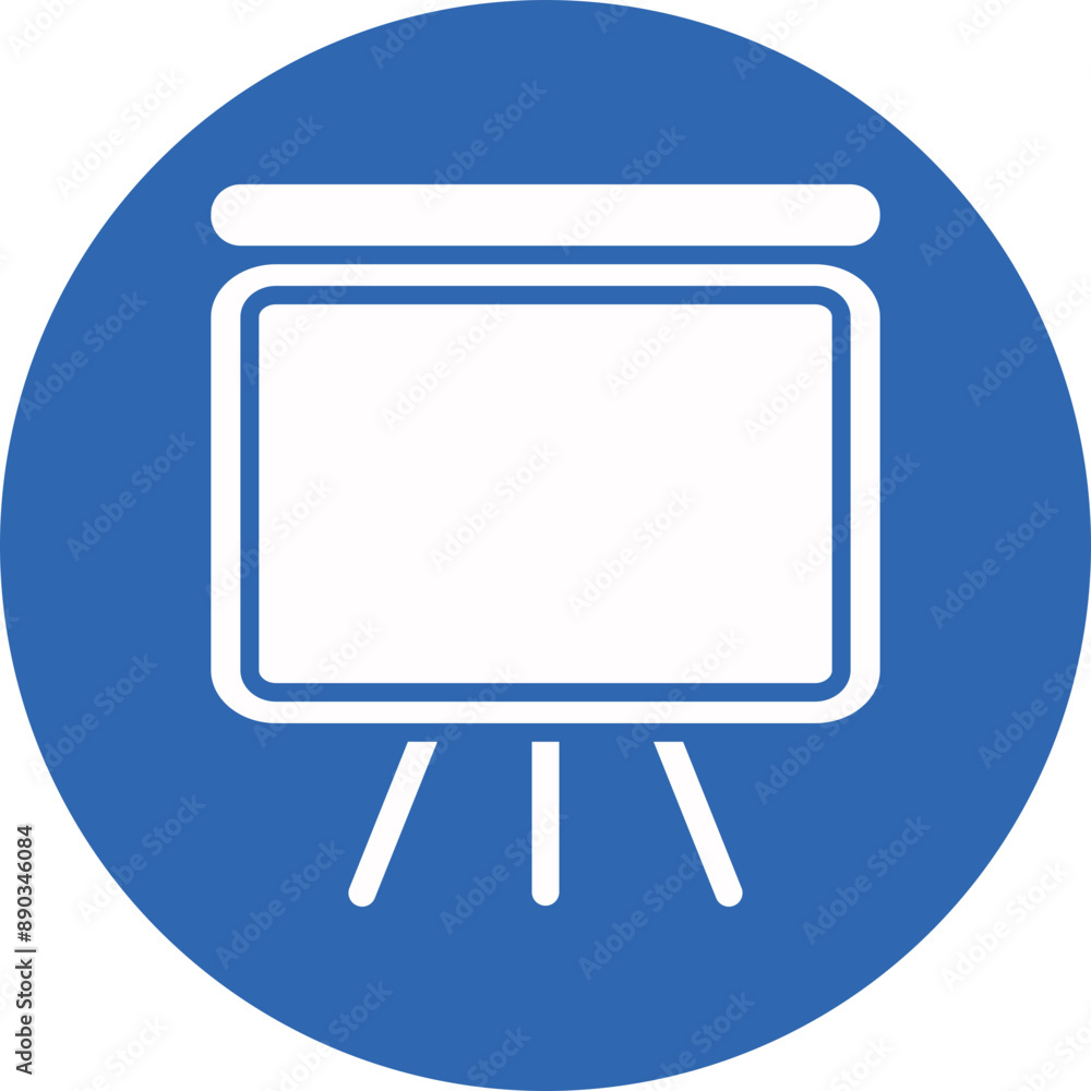 Green Screen glyph circle icon Green Screen glyph circle icon