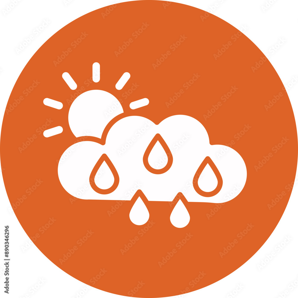 weather glyph circle icon weather glyph circle icon