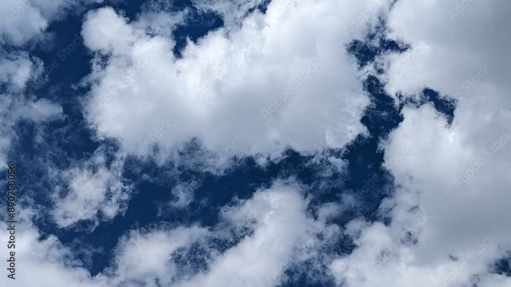 Obraz premium Clouds in the sky. Clouds in the sky. Blue sky with clouds. Original