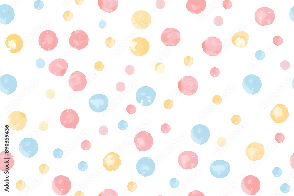 Abstract Watercolor Dot Pattern Abstract Watercolor Dot Pattern