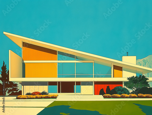 Mid-Century Modern Home - Technical and Elevation Drawings photo