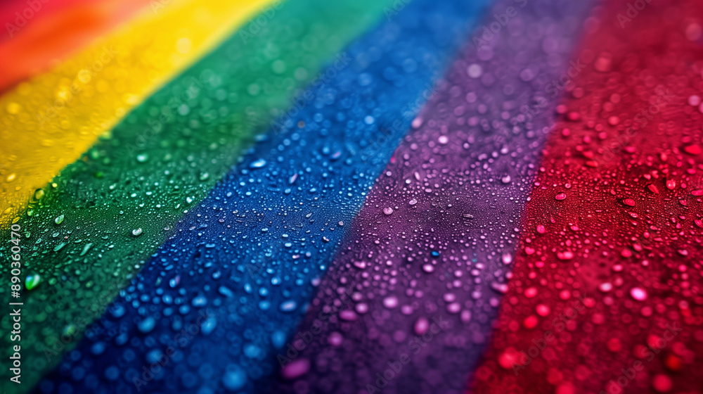 Obraz premium Vibrant rainbow background, colorful backdrop for design