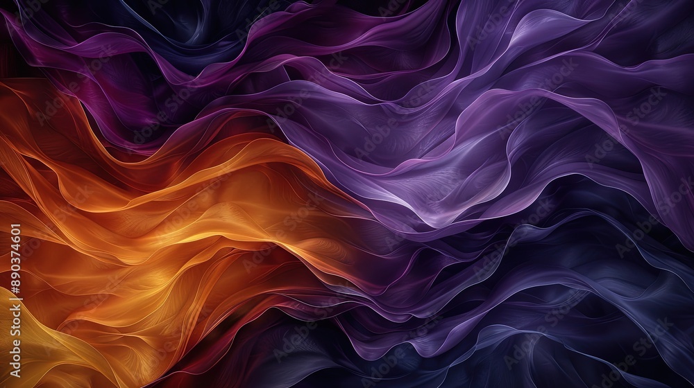 Obraz premium Vibrant Abstract Art Piece with Dynamic Color Explosion