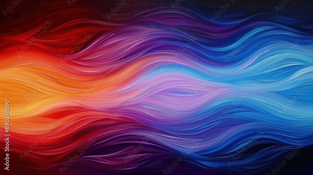 Captivating Abstract Painting of Colors, Patterns, and Fluid Brushstrokes Captivating Abstract Painting of Colors, Patterns, and Fluid Brushstrokes