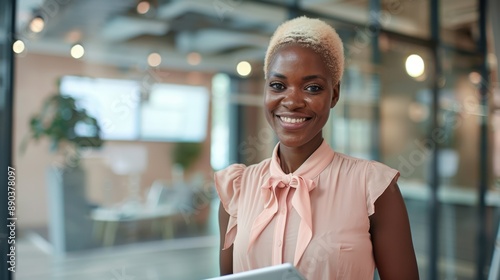 The smiling confident woman photo