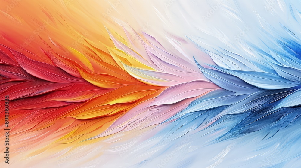 Abstract Painting Showcasing Vibrant Colors and Fluid Brushstrokes Abstract Painting Showcasing Vibrant Colors and Fluid Brushstrokes