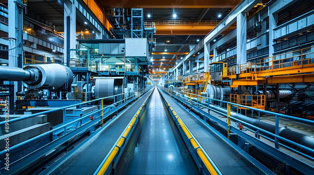 Automated Modern Pulp and Paper Mill with Efficient Processing Systems and Clean Industry Concept Automated Modern Pulp and Paper Mill with Efficient Processing Systems and Clean Industry Concept