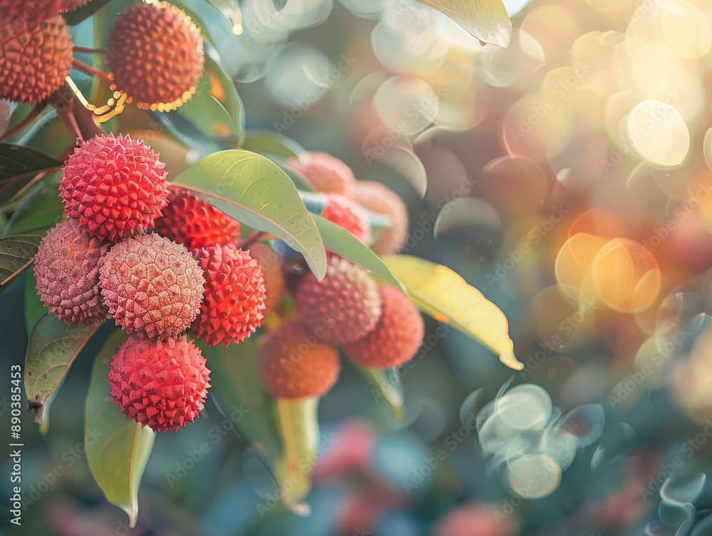 Delicate Cluster of Lychees Captured with DSLR Telephoto Lens Delicate Cluster of Lychees Captured with DSLR Telephoto Lens