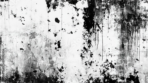 Wallpaper Mural Add a touch of urban style to your designs with this abstract black and white grunge texture. Torontodigital.ca