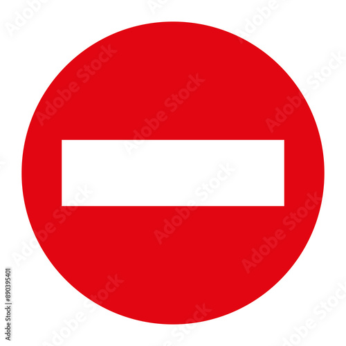 PROHIBITORI SIGN, R-101 - No entry - PNG