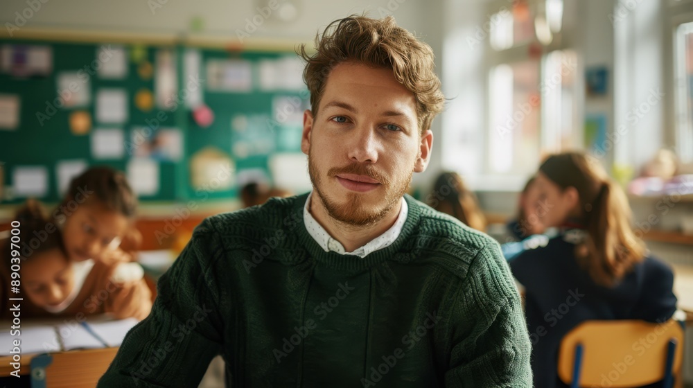 The teacher in the classroom The teacher in the classroom