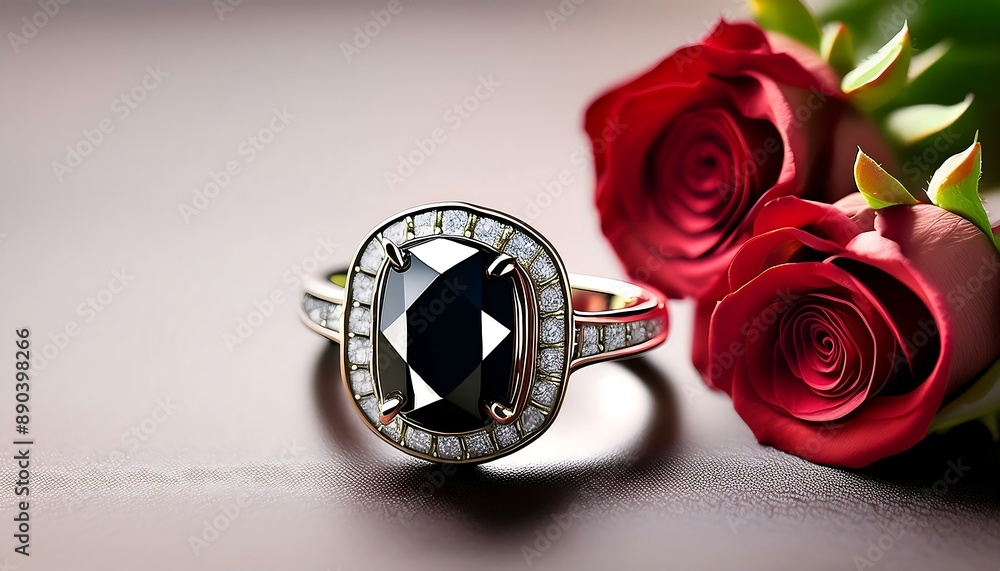 red rose and ring red rose and ring