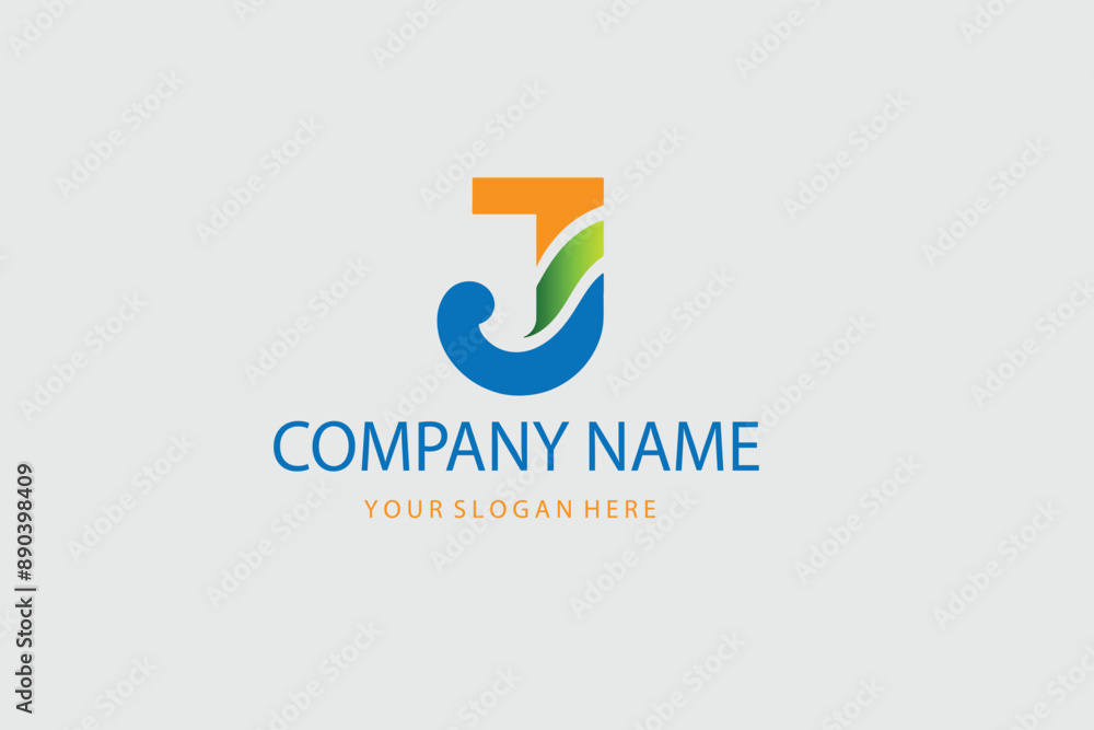 Minimal line letter initial J logo. Abstract and elegant shape font sign. logotype vector design template for personal identity branding, creative industry, web, business, corporate and company Minimal line letter initial J logo. Abstract and elegant shape font sign. logotype vector design template for personal identity branding, creative industry, web, business, corporate and company