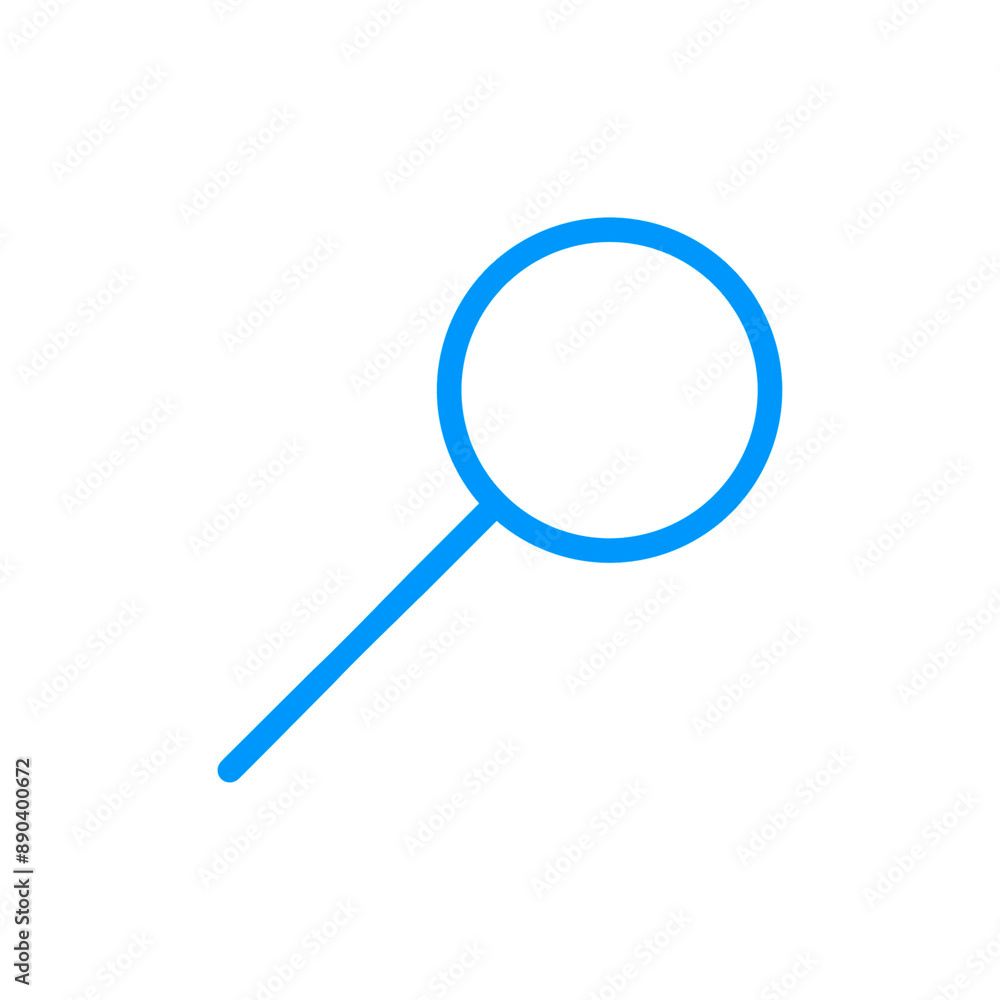 Search or magnifying glass icon with simple and modern design Search or magnifying glass icon with simple and modern design