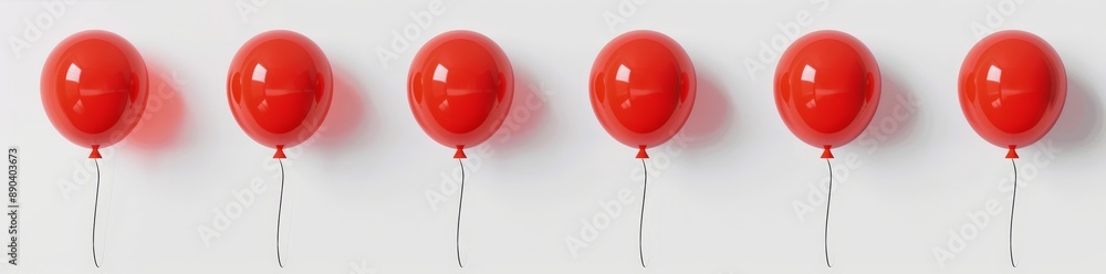 Detailed png file of a red balloon isolated on a transparent background ...