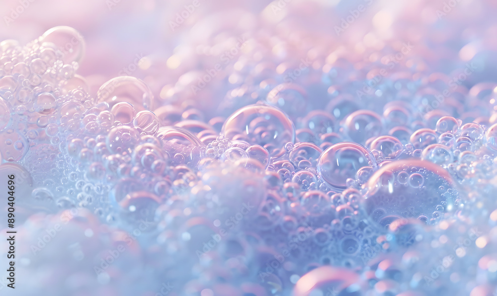 oil bubbles floating against a light background. The bubbles are semi-transparent with a reflective quality oil bubbles floating against a light background. The bubbles are semi-transparent with a reflective quality