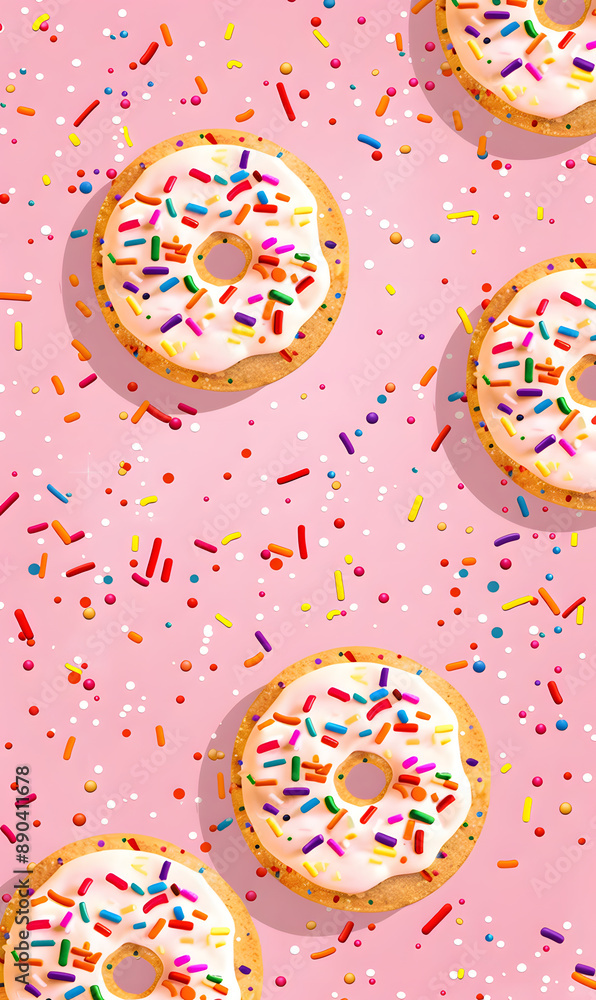 cookies and bread in an illustrator doodle graphic style cookies and bread in an illustrator doodle graphic style