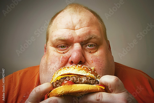 Image of Man Happily Enjoyi...