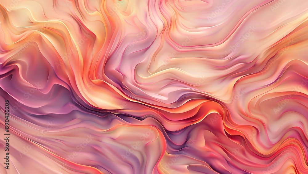 Fototapeta premium Design for summer poster in orange, teal, green, and pink abstract grainy gradient backgrounds with noise texture