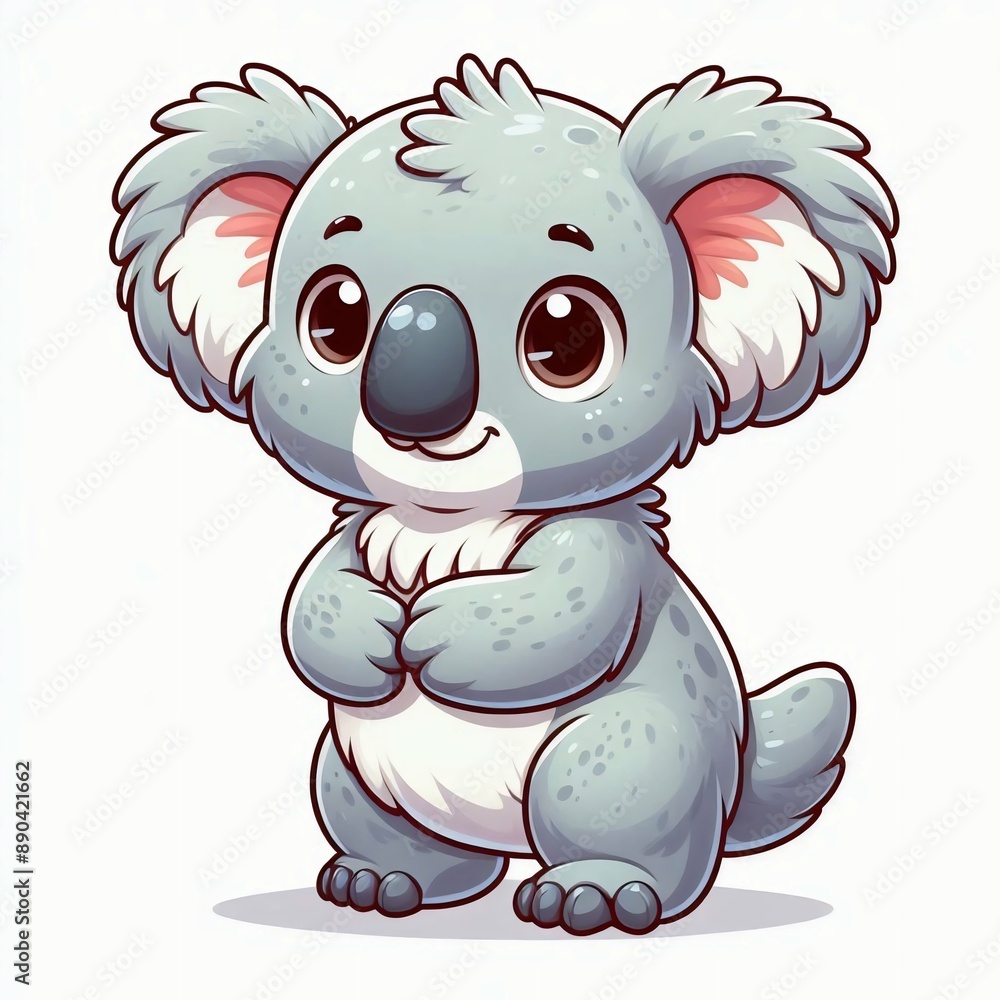 Fototapeta premium cartoon koala