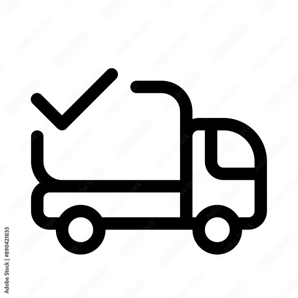 logistic check icon with line style, perfect for user interface projects logistic check icon with line style, perfect for user interface projects