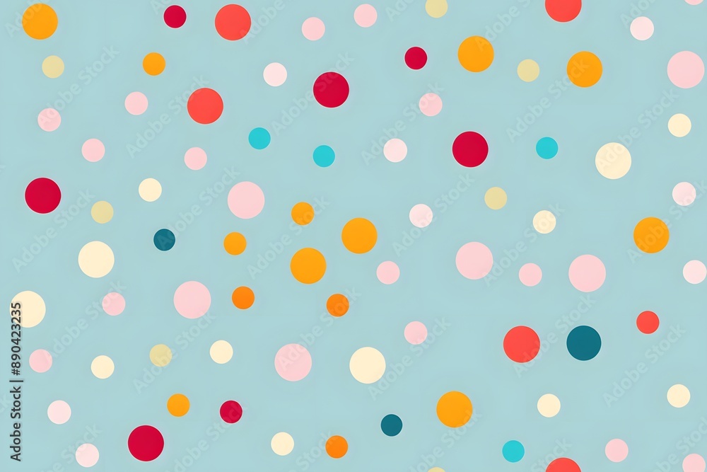 Colorful Polka Dots Pattern Colorful Polka Dots Pattern