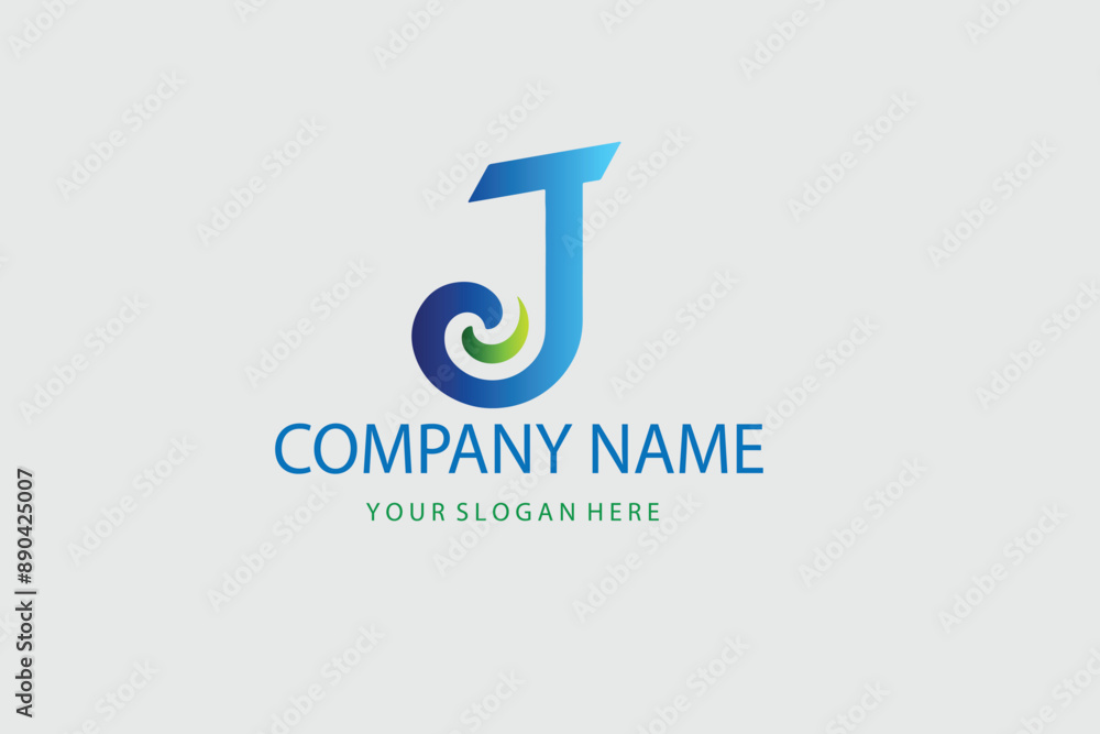 Minimal line letter initial J logo. Abstract and elegant shape font sign. logotype vector design template for personal identity branding, creative industry, web, business, corporate and company Minimal line letter initial J logo. Abstract and elegant shape font sign. logotype vector design template for personal identity branding, creative industry, web, business, corporate and company