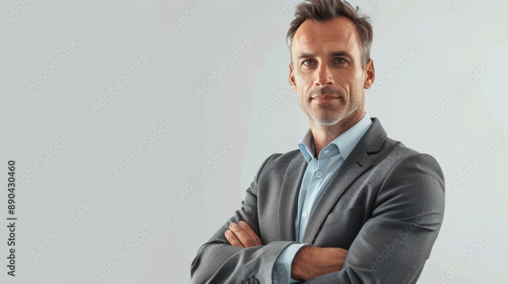 The mature businessman in suit The mature businessman in suit