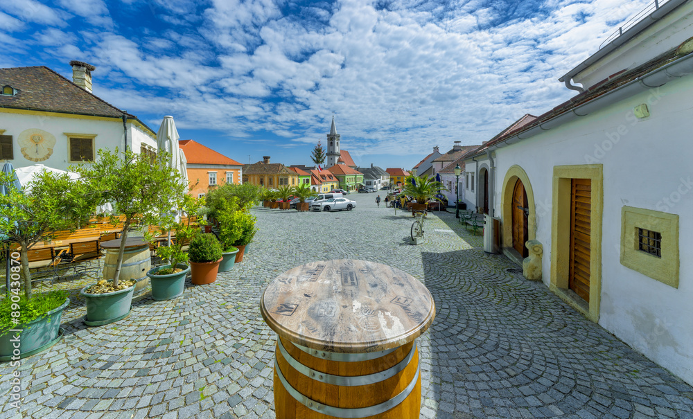 Φωτογραφία view of the old town in the city, Rust, Burgenland, Austria, May 2024