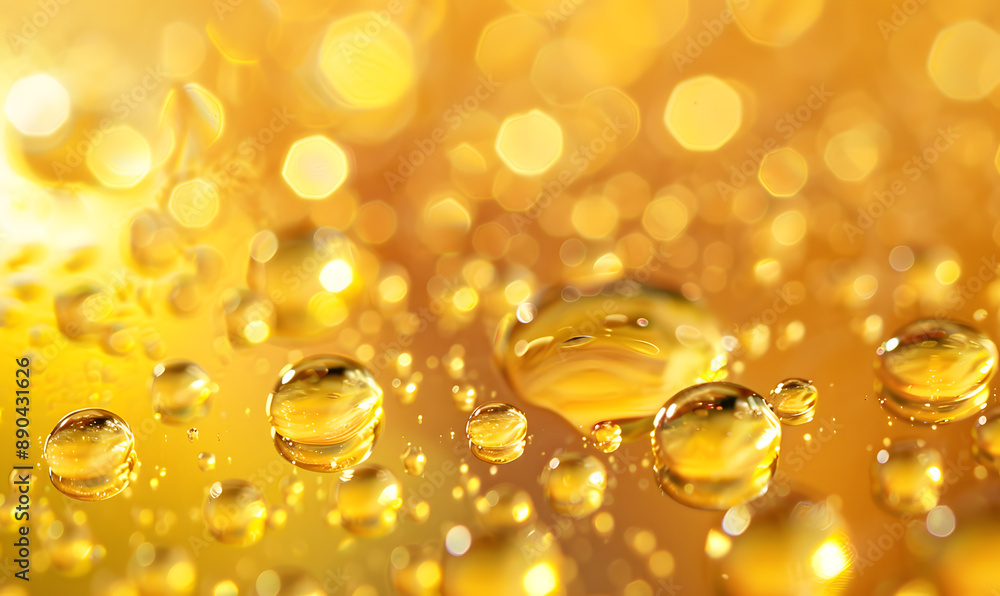 oil bubbles floating against a light background. The bubbles are semi-transparent with a reflective quality oil bubbles floating against a light background. The bubbles are semi-transparent with a reflective quality