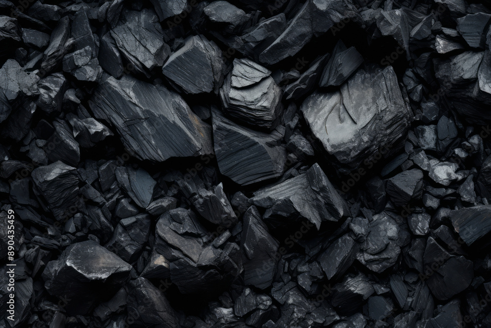 Processed collage of industrial pea coal surface texture. Background for banner, backdrop or texture Processed collage of industrial pea coal surface texture. Background for banner, backdrop or texture