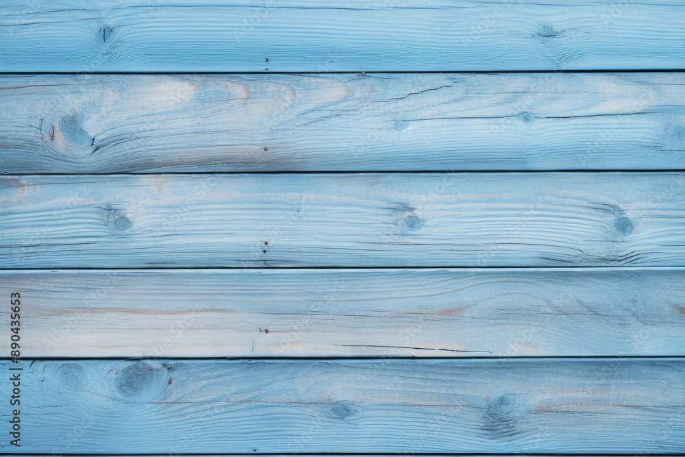 Fototapeta premium Processed collage of light blue wooden background texture. Background for banner, backdrop