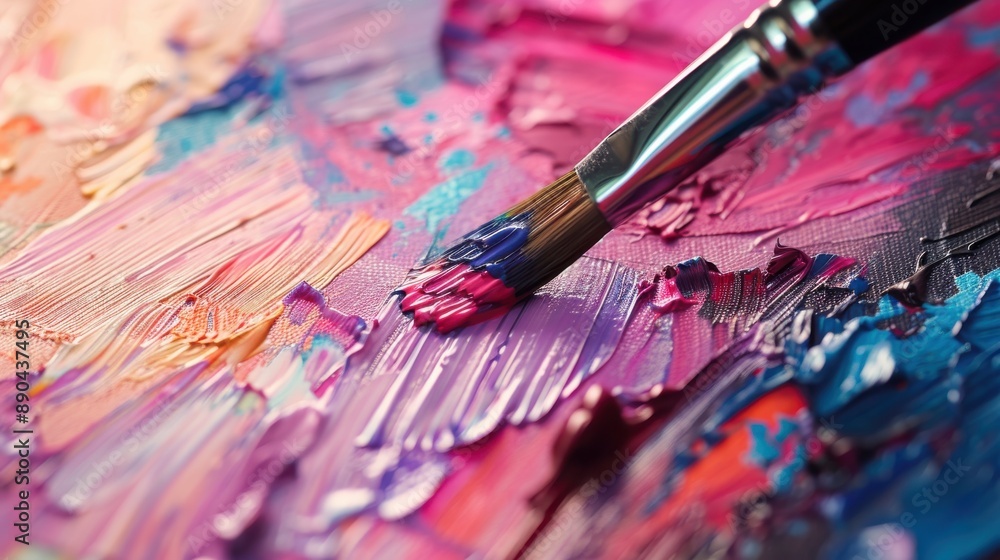 Art canvas with bold color splashes, closeup brush strokes, realistic studio lighting, high detail Art canvas with bold color splashes, closeup brush strokes, realistic studio lighting, high detail