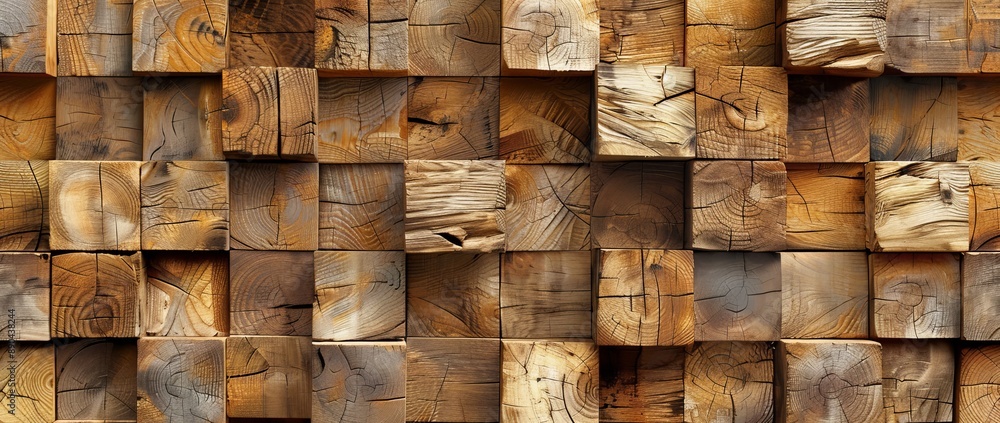 Featuring wooden blocks in a variety of browns and tans, each with a unique texture and shade of brown Featuring wooden blocks in a variety of browns and tans, each with a unique texture and shade of brown