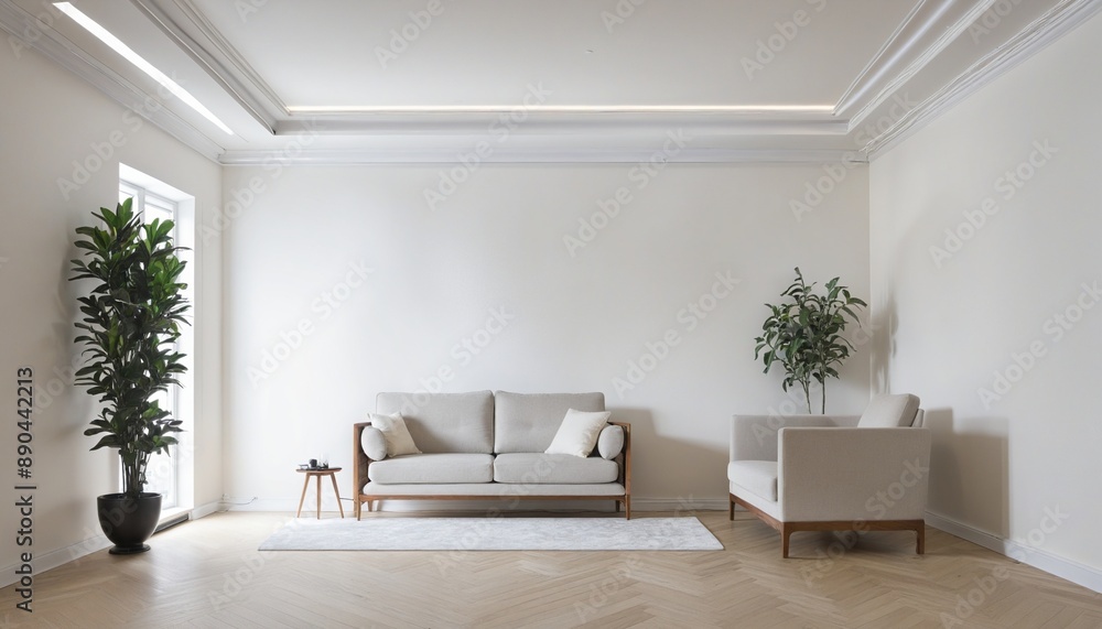 Fototapeta premium modern living room interior design