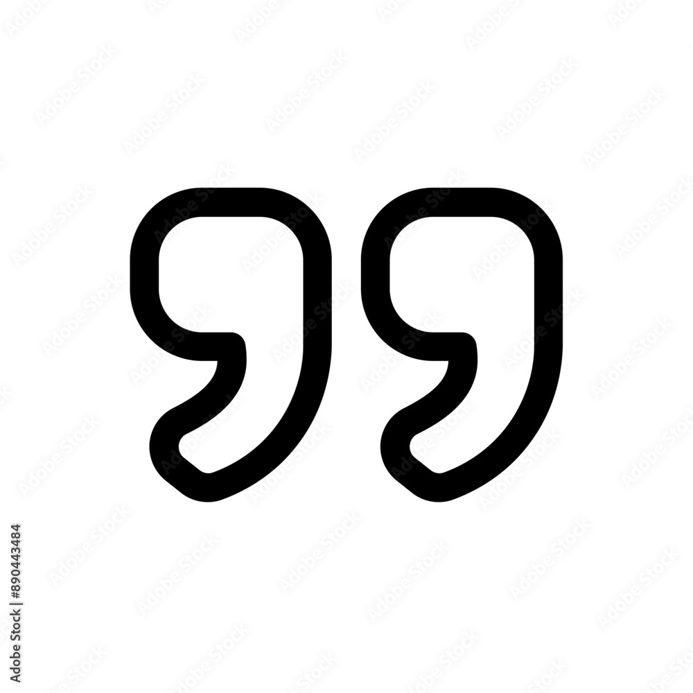 citations icon with line style, perfect for user interface projects citations icon with line style, perfect for user interface projects