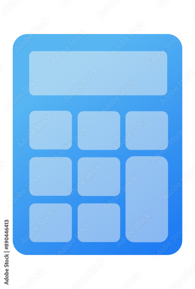 Calculator icon vector image, calculator PNG image, blue calculator icon image Calculator icon vector image, calculator PNG image, blue calculator icon image