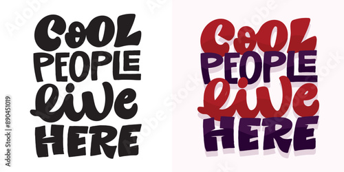 Cute hand drawn doodle lettering quote. Lettering for t-shirt design, mug print, bag print, clothes fashion. 100% hand drawn vector image.
