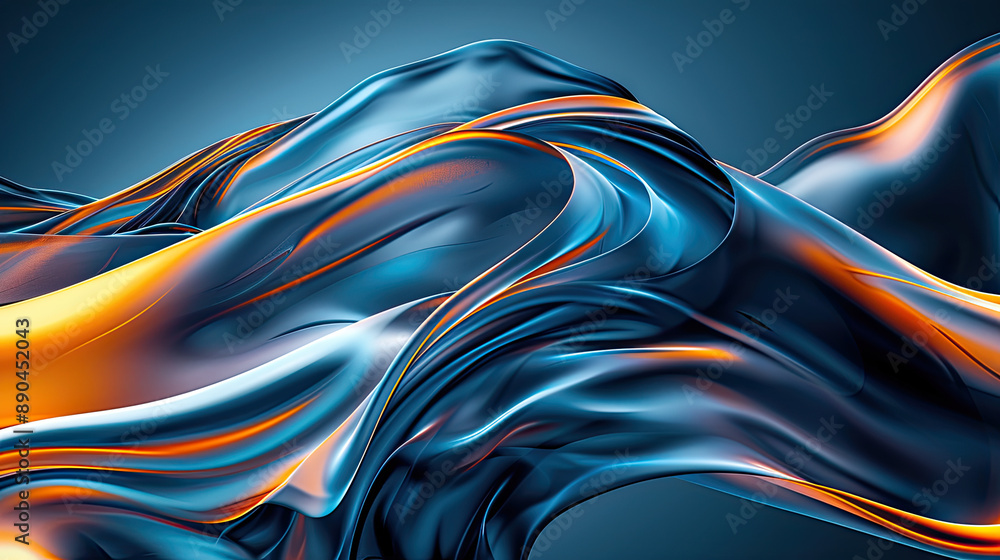 3d holographic liquid wave, iridescent chrome fluid silk fabric isolated on light background. 3d holographic liquid wave, iridescent chrome fluid silk fabric isolated on light background.